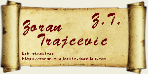 Zoran Trajčević vizit kartica